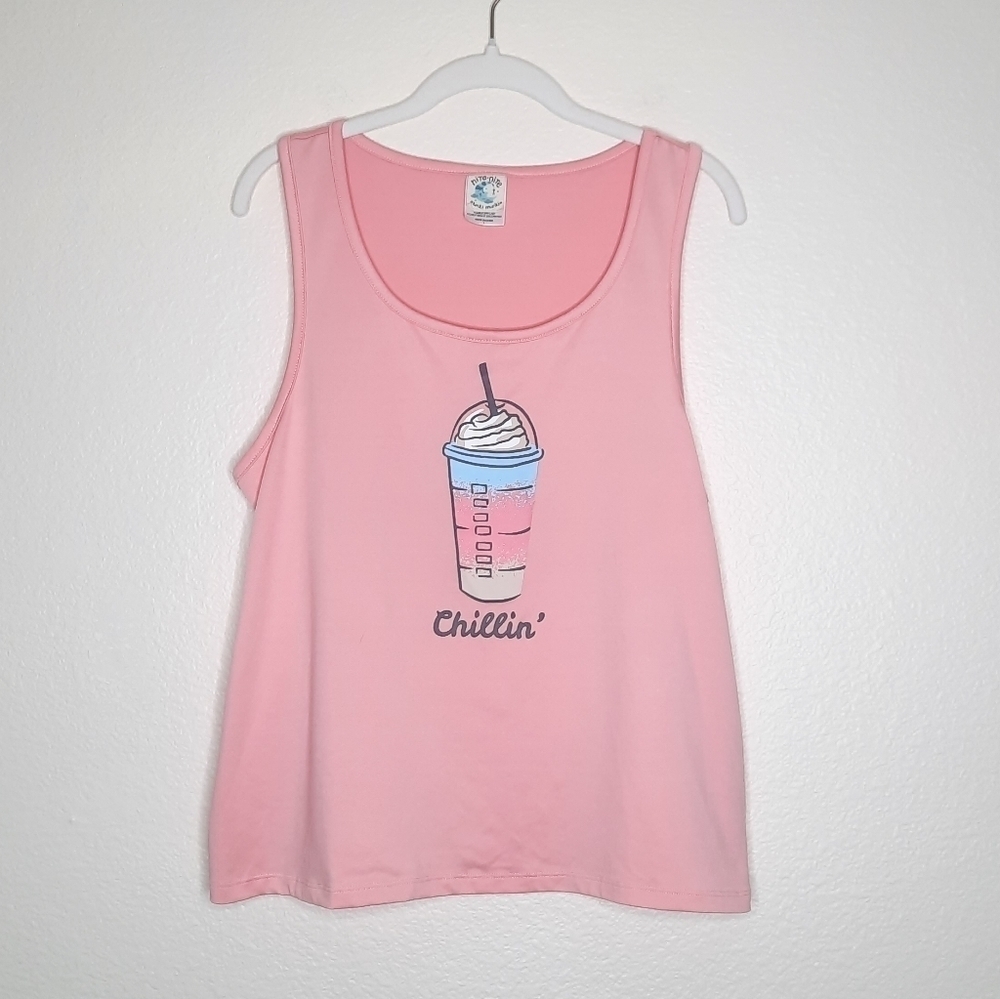 Nite Nite Munki Munki Frappuccino Coffee Lover PJ Set L
